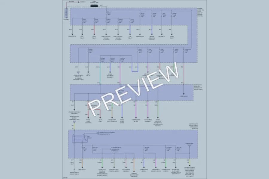 2005 Scion tC Power Distribution wiring diagram preview