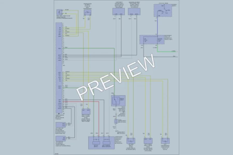 2005 Scion tC Supplemental Restraints wiring diagram preview