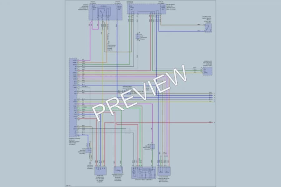 2005 Scion tC Transmission wiring diagram preview