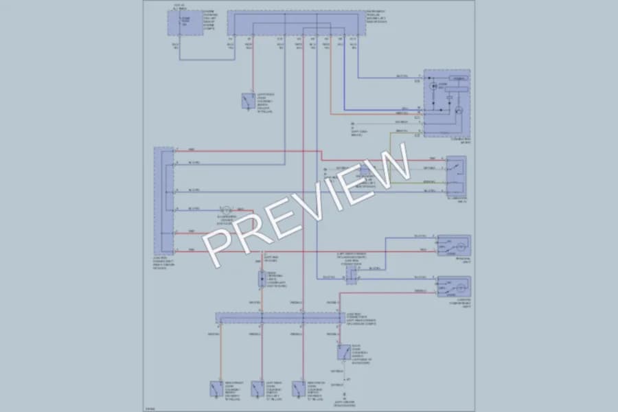 2005 Scion xA Interior Lights wiring diagram preview