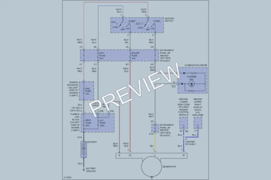 2005 Scion xA Starting Charging wiring diagram preview