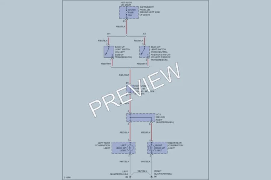 2005 Scion xB Exterior Lights wiring diagram preview