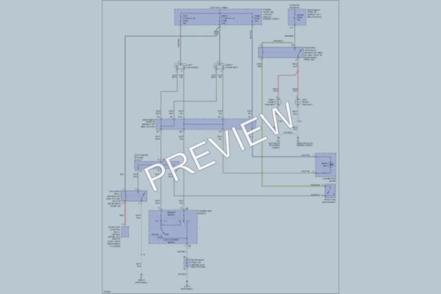 2005 Scion xB Headlights wiring diagram preview