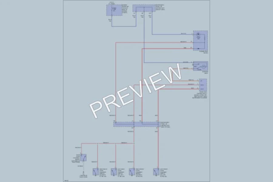 2005 Scion xB Interior Lights wiring diagram preview
