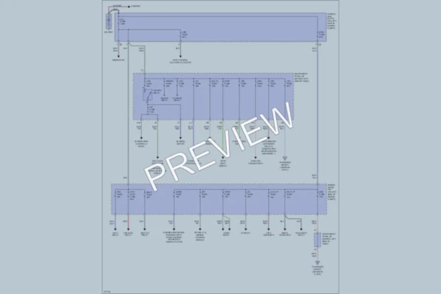 2005 Scion xB Power Distribution wiring diagram preview