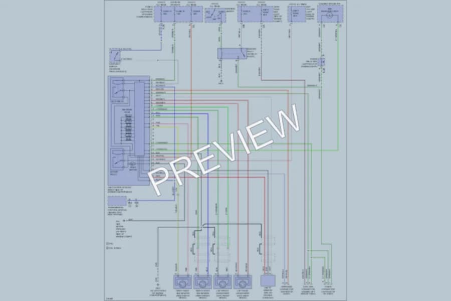 2005 Subaru Baja Anti Lock Brakes wiring diagram preview