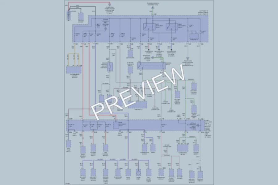 2005 Subaru Baja Power Distribution wiring diagram preview
