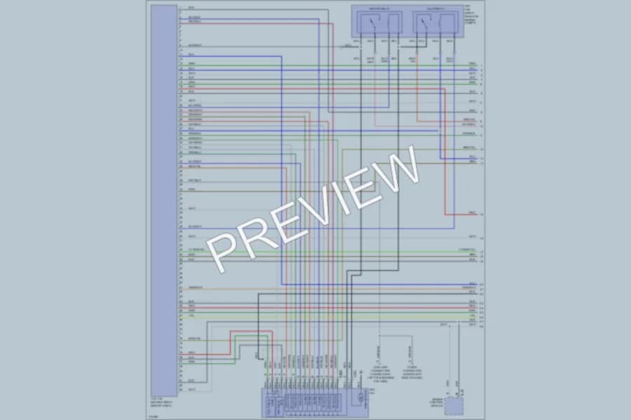 2005 Subaru Forester Anti Lock Brakes wiring diagram preview