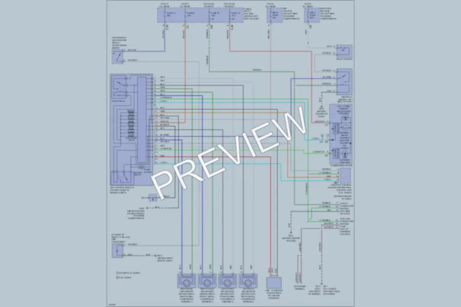 2005 Subaru Impreza Anti Lock Brakes wiring diagram preview