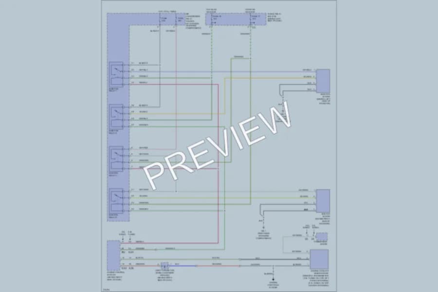2005 Subaru Impreza Cooling Fan wiring diagram preview