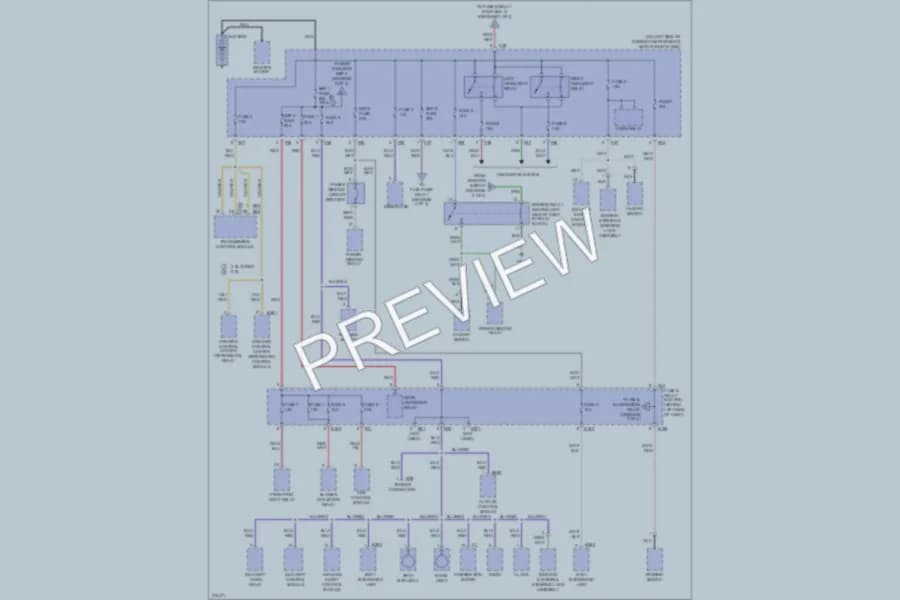 2005 Subaru Impreza Power Distribution wiring diagram preview