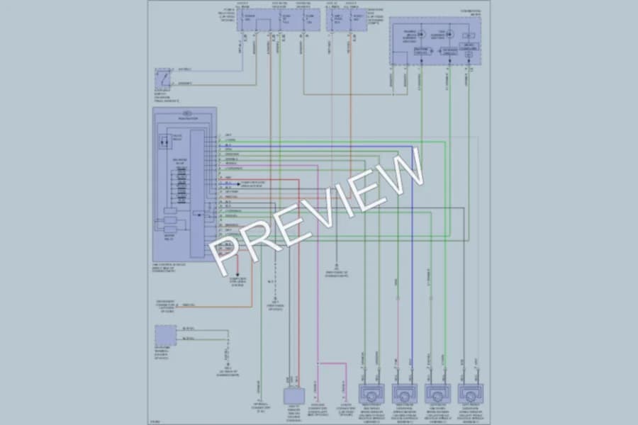 2005 Subaru Legacy Anti Lock Brakes wiring diagram preview