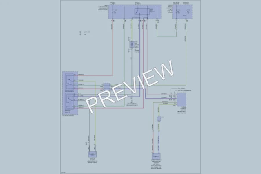 2005 Subaru Legacy Cooling Fan wiring diagram preview