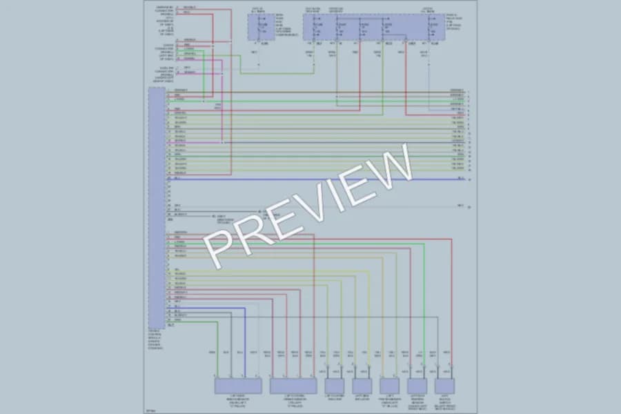 2005 Subaru Legacy Supplemental Restraints wiring diagram preview