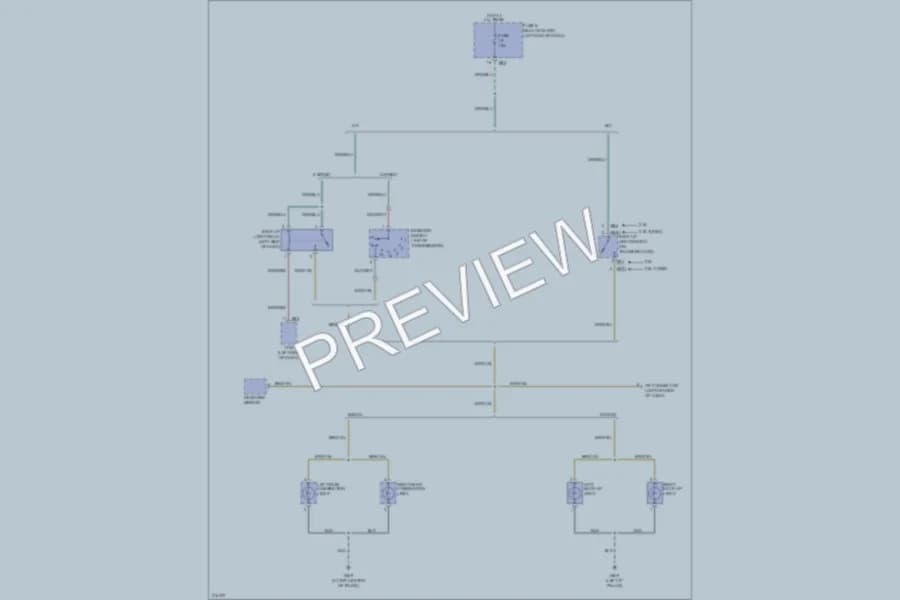 2005 Subaru Outback Exterior Lights wiring diagram preview