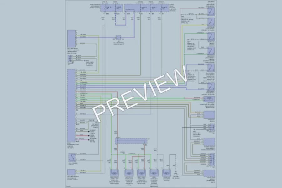 2005 Subaru Outback Power Door Locks wiring diagram preview