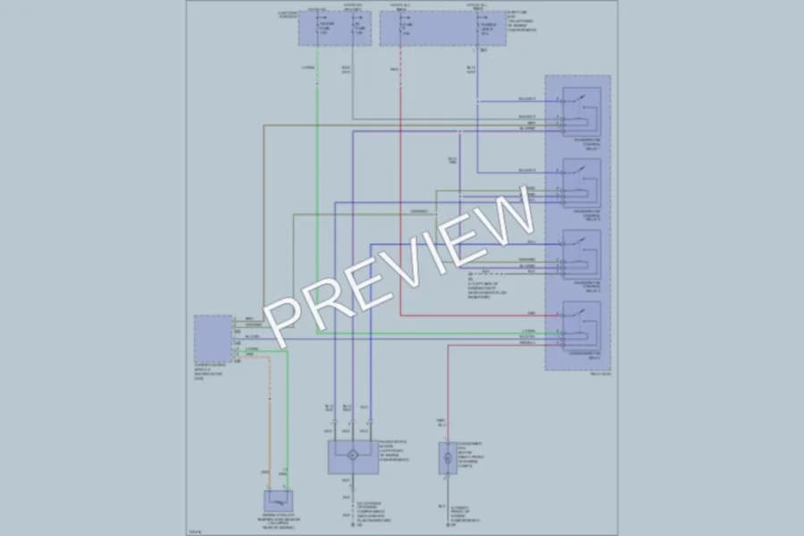 2005 Suzuki Aerio Cooling Fan wiring diagram preview