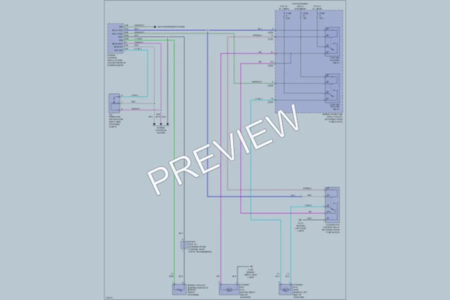2005 Suzuki Forenza Cooling Fan wiring diagram preview