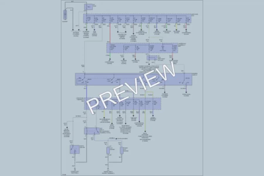 2005 Suzuki GrandVitara Power Distribution wiring diagram preview