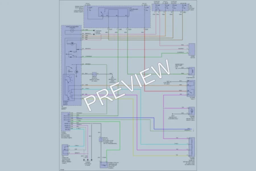2005 Suzuki Reno Air Conditioning wiring diagram preview
