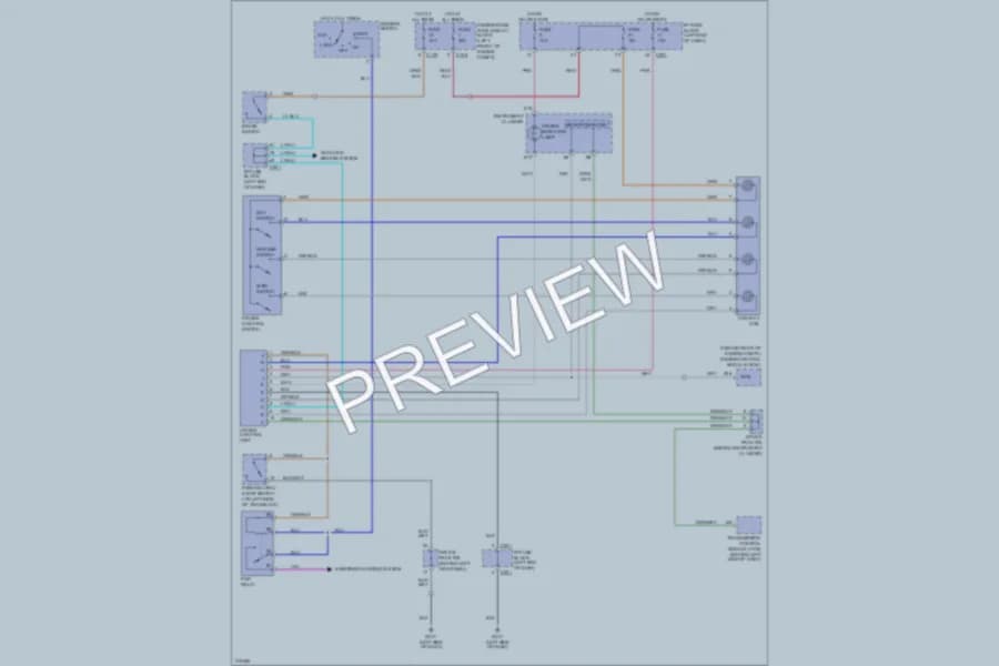 2005 Suzuki Reno Cruise Control wiring diagram preview