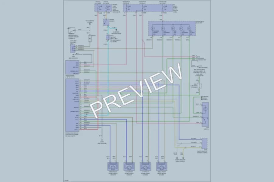 2005 Suzuki Verona Anti Lock Brakes wiring diagram preview