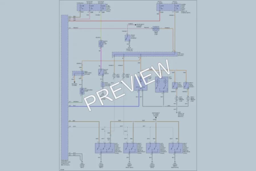 2005 Suzuki Verona Interior Lights wiring diagram preview