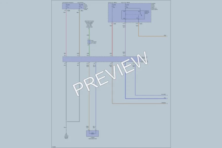 2005 Suzuki Verona Power Windows wiring diagram preview