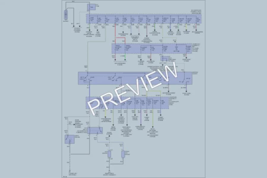 2005 Suzuki XL7 Power Distribution wiring diagram preview