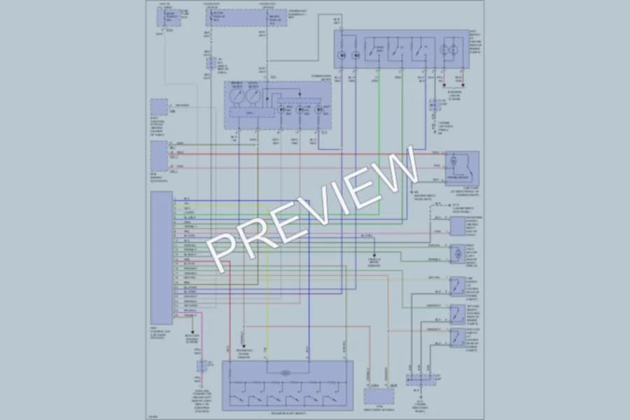 2005 Suzuki XL7 Transmission wiring diagram preview