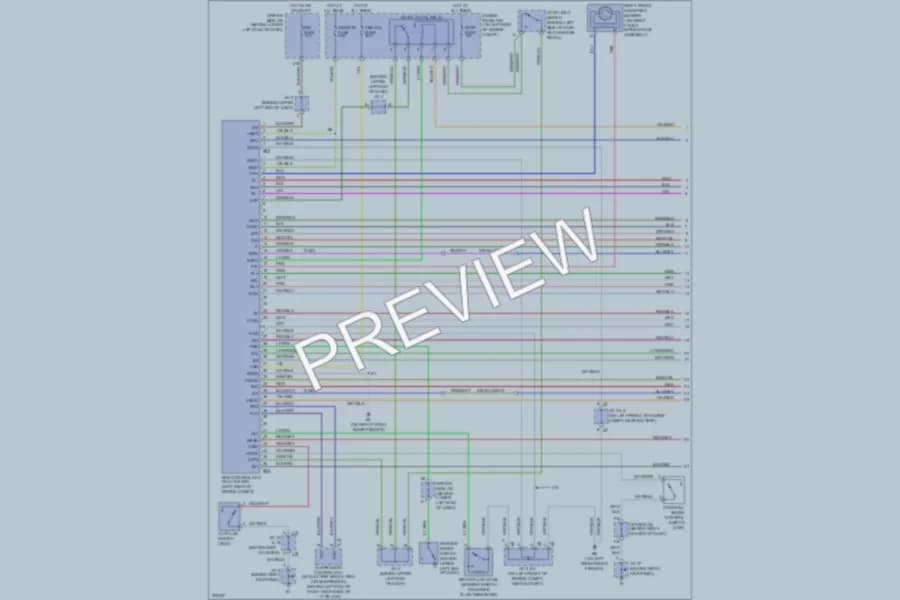 2005 Toyota 4Runner Anti Lock Brakes wiring diagram preview