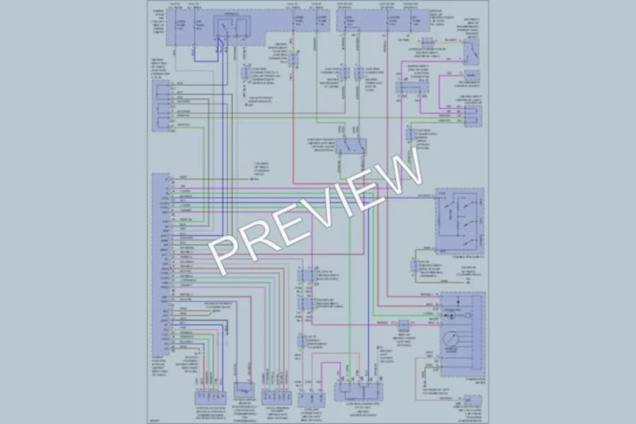 2005 Toyota 4Runner Cruise Control wiring diagram preview