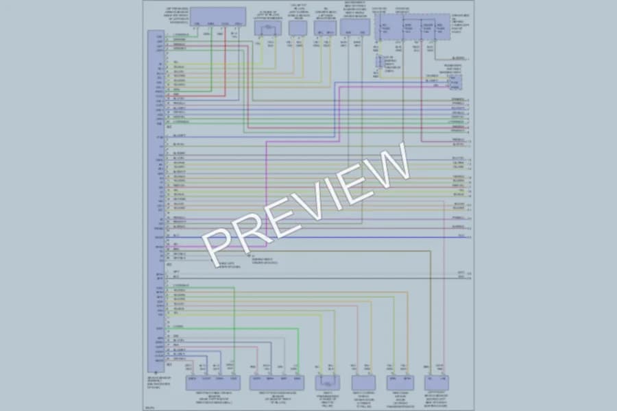 2005 Toyota 4Runner Supplemental Restraints wiring diagram preview
