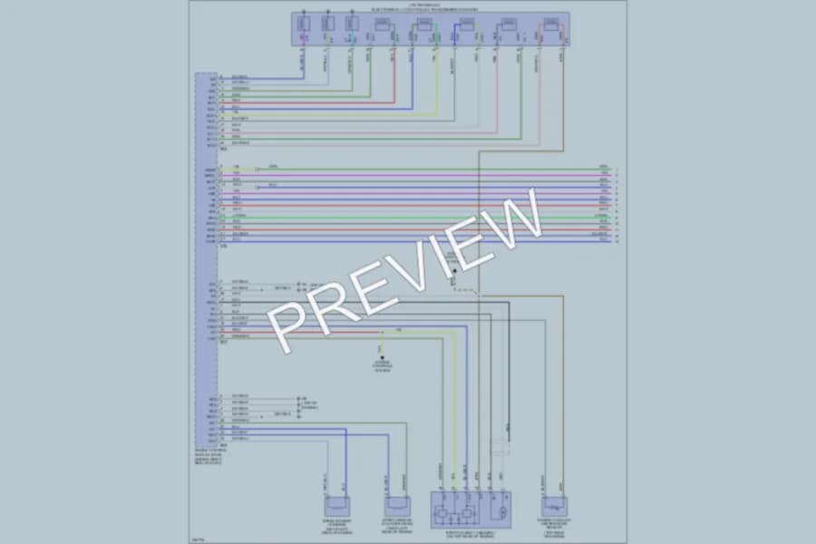 2005 Toyota Avalon Transmission wiring diagram preview