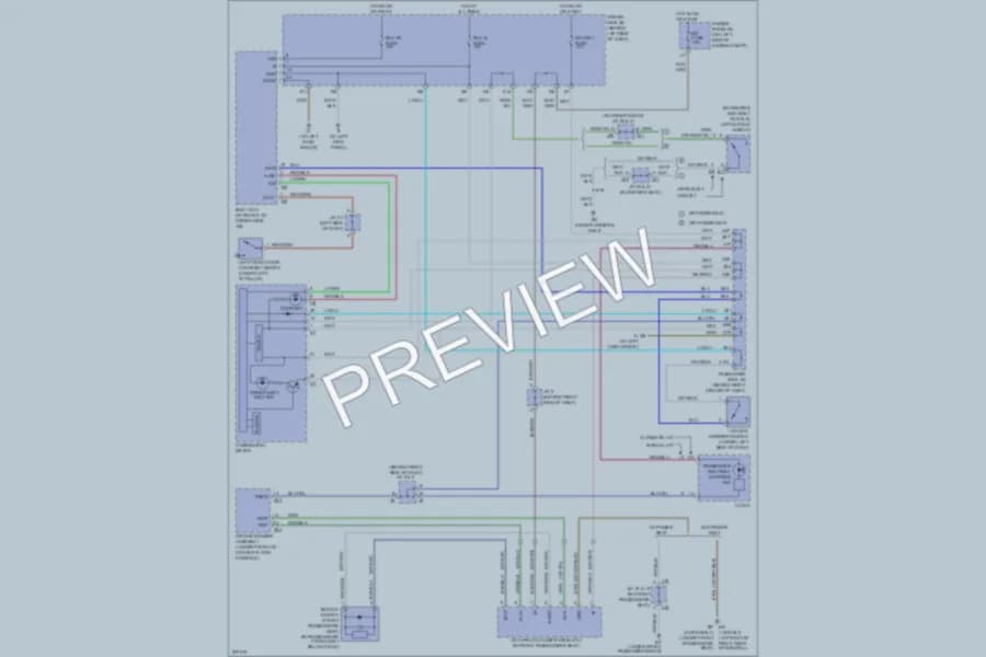 2005 Toyota Camry Warning Systems wiring diagram preview
