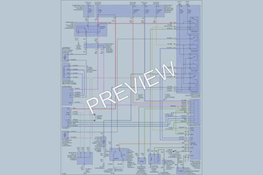 2005 Toyota Celica Air Conditioning wiring diagram preview