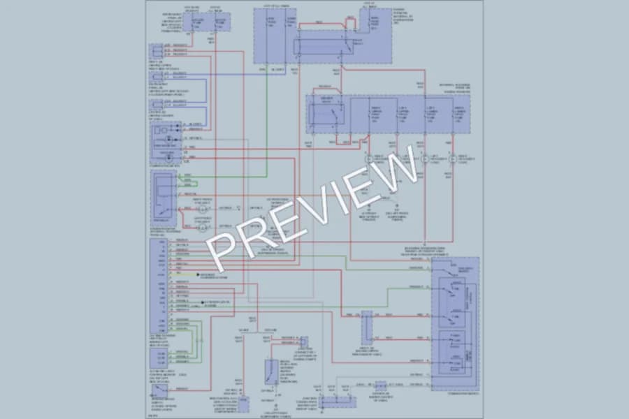 2005 Toyota Corolla Headlights wiring diagram preview