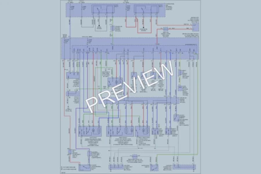 2005 Toyota Corolla Power Door Locks wiring diagram preview