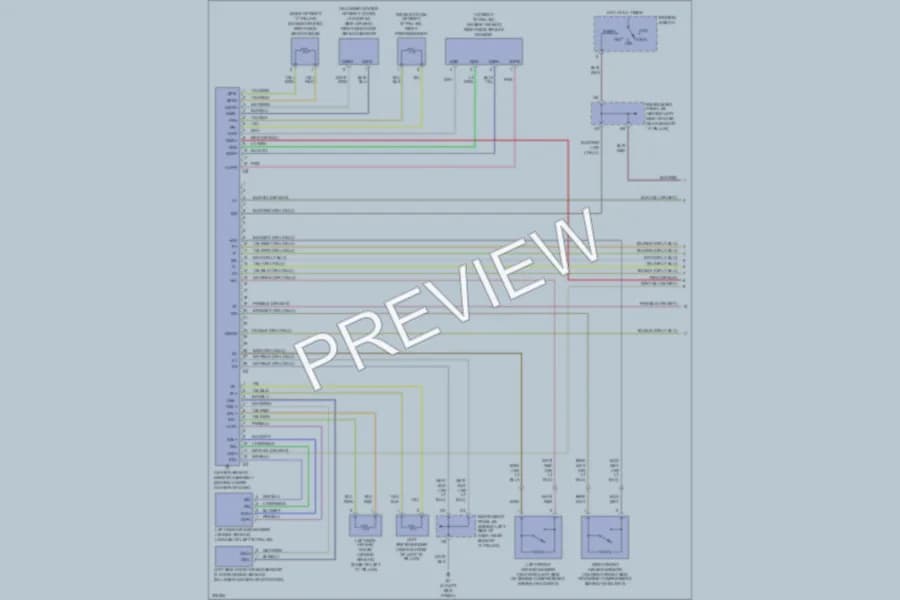 2005 Toyota Echo Supplemental Restraints wiring diagram preview
