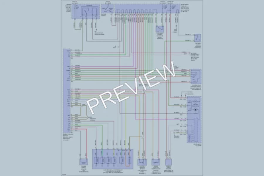 2005 Toyota Echo Transmission wiring diagram preview