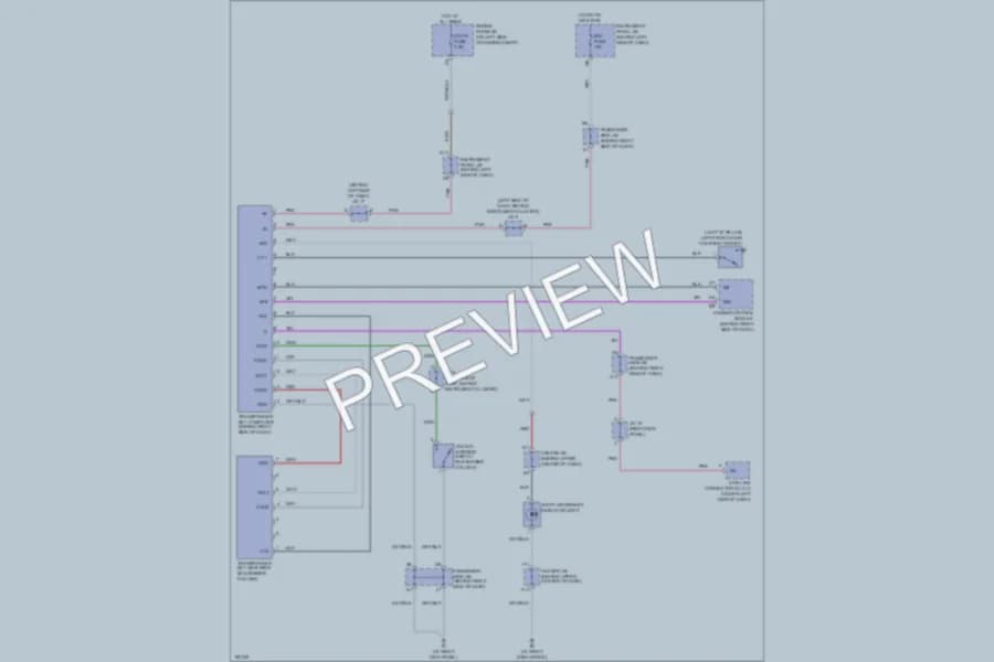 2005 Toyota Highlander Anti Theft wiring diagram preview