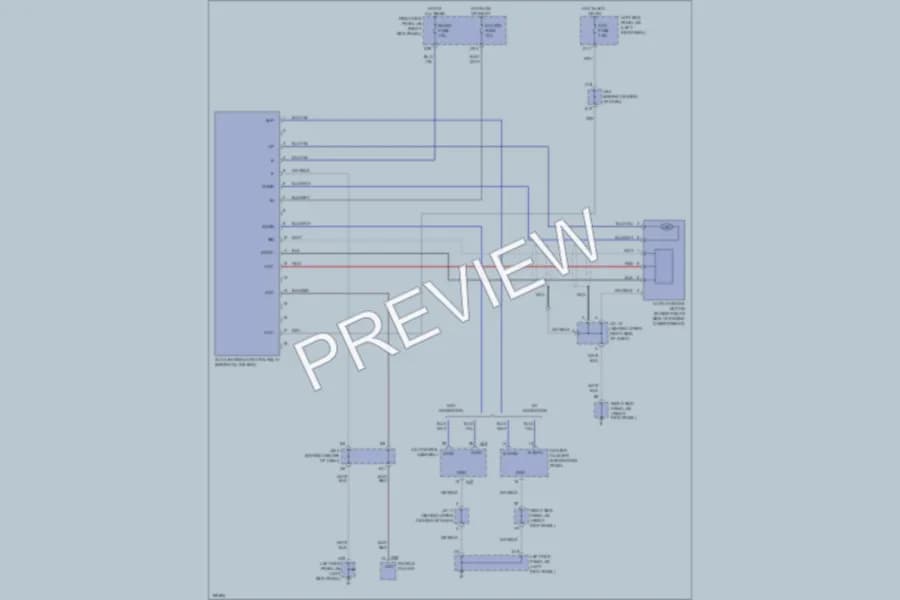 2005 Toyota LandCruiser Power Antenna wiring diagram preview