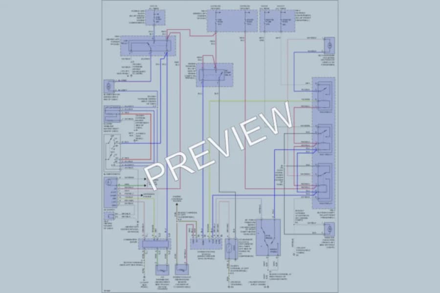 2005 Toyota MR2Spyder Air Conditioning wiring diagram preview