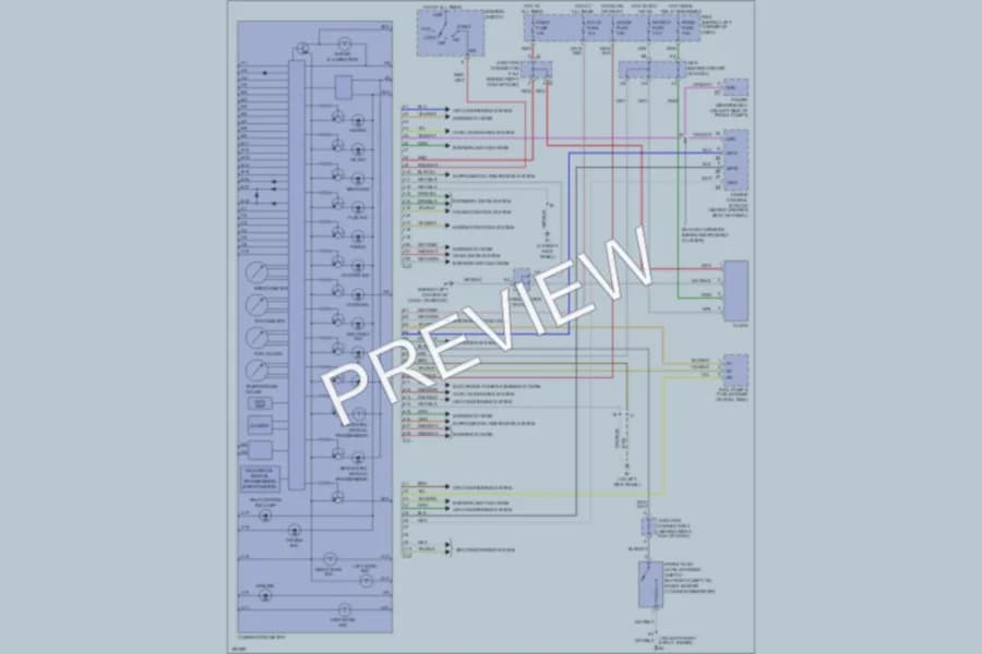 2005 Toyota MR2Spyder Instrument Cluster wiring diagram preview