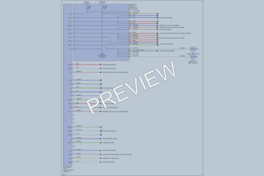 2005 Toyota Matrix Body Control Modules wiring diagram preview