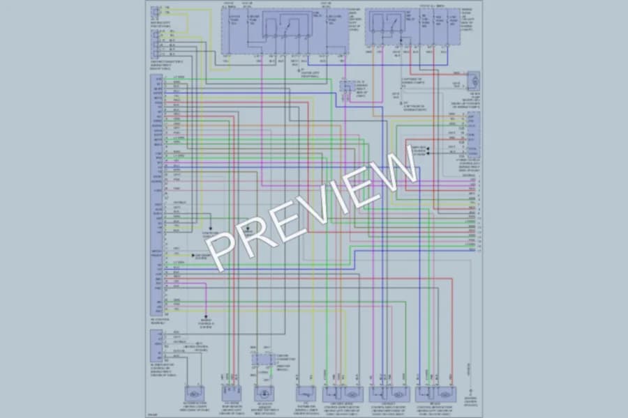 2005 Toyota Prius Air Conditioning wiring diagram preview