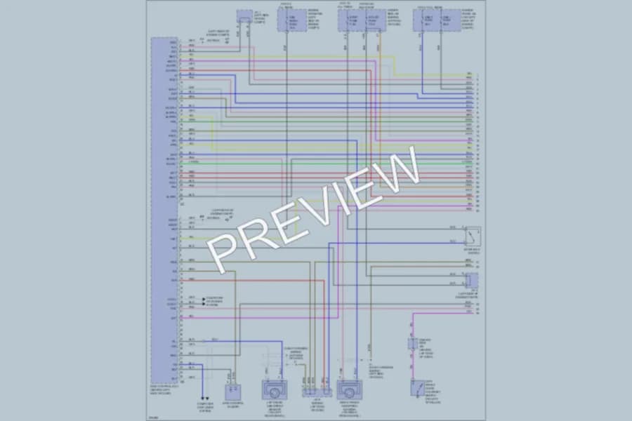 2005 Toyota Prius Anti Lock Brakes wiring diagram preview