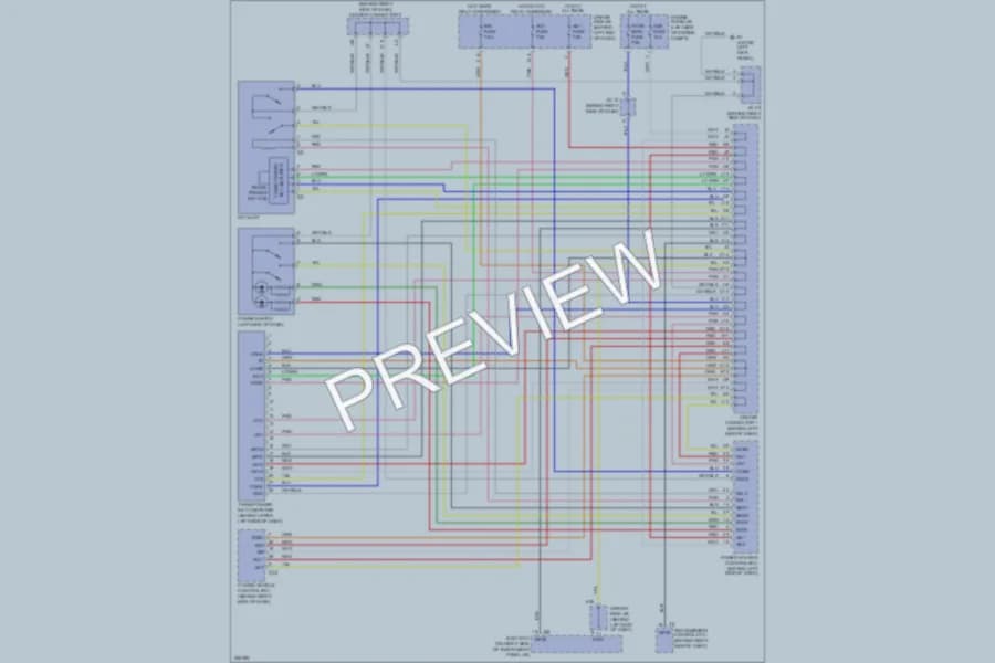 2005 Toyota Prius Anti Theft wiring diagram preview