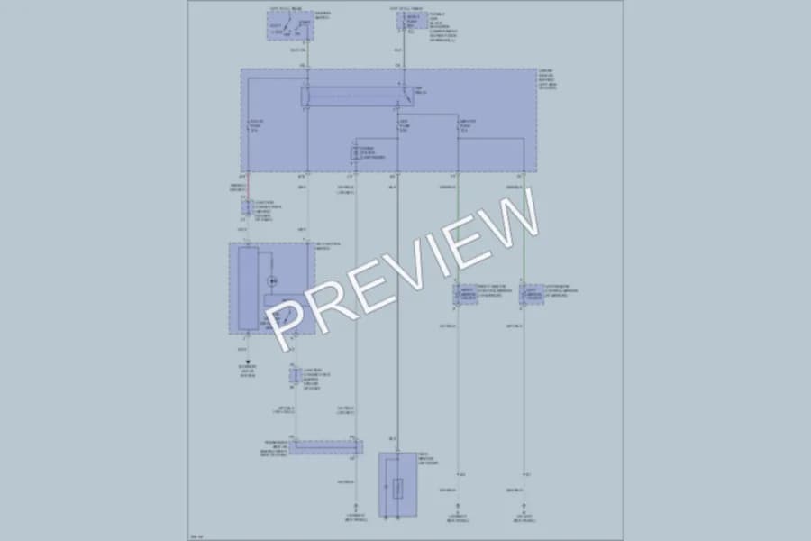 2005 Toyota RAV4 Defoggers wiring diagram preview