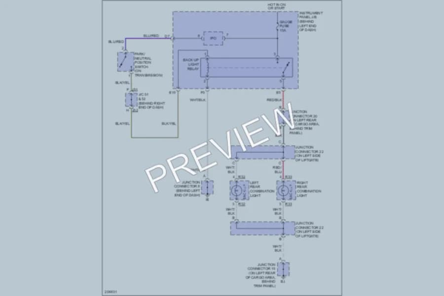 2005 Toyota Sequoia Exterior Lights wiring diagram preview